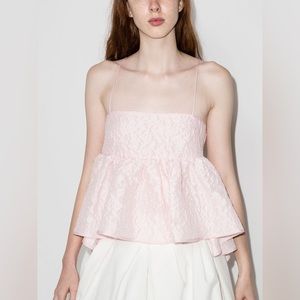 Cecilie Bahnsen selena camisole in pink